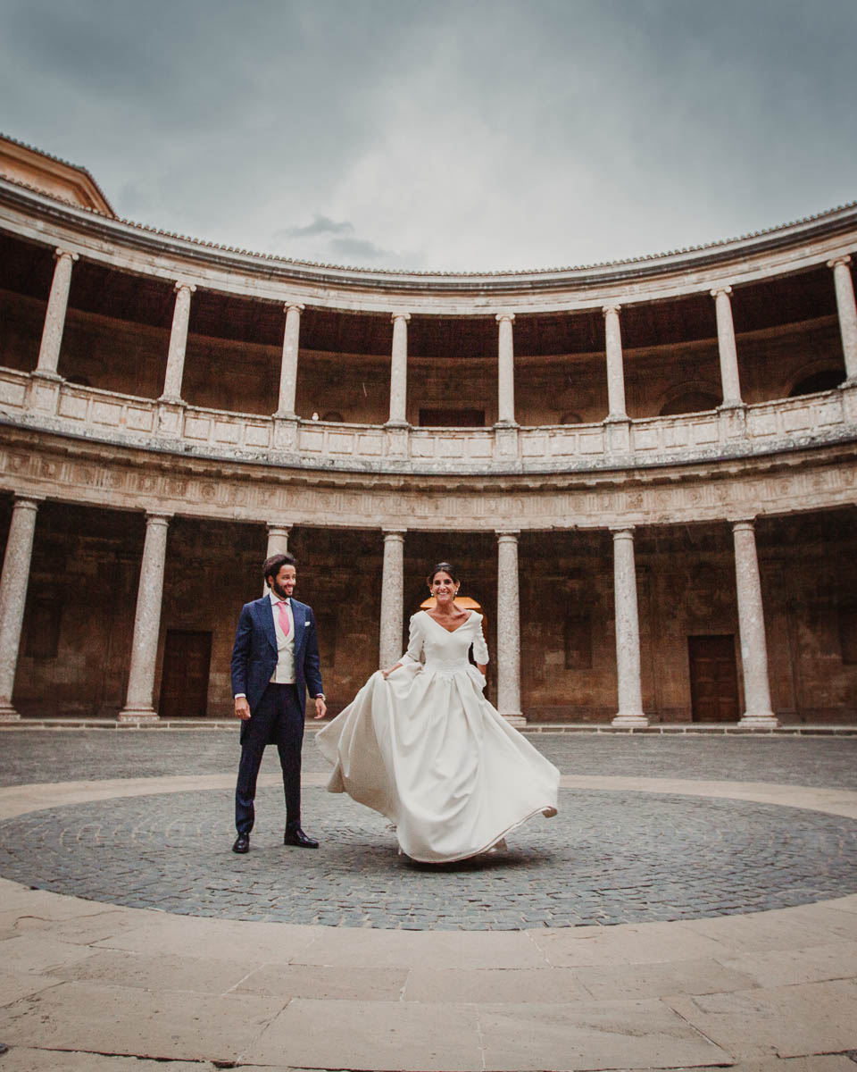 Fotógrafo de bodas en Granada - Palacio de Carlos V